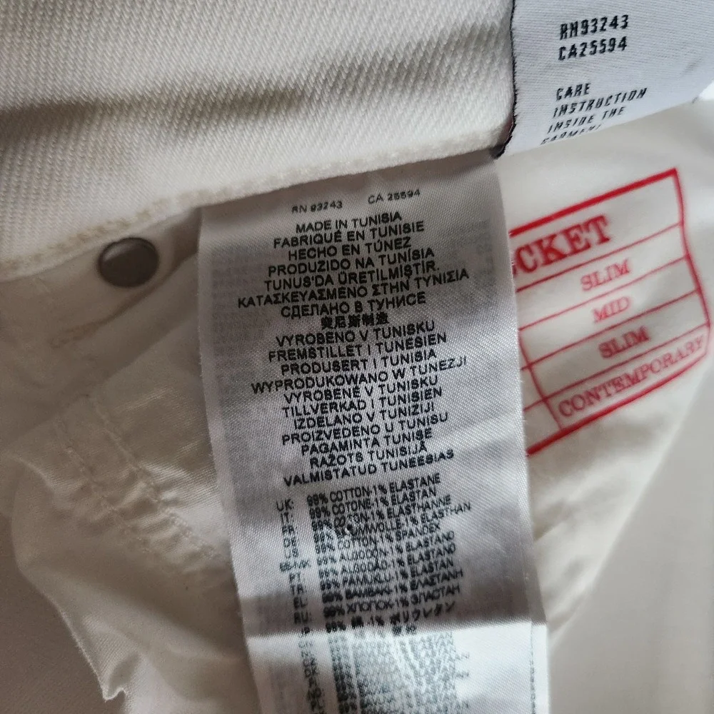 DIESEL 2019 D-Strukt 09F26 Men Jeans W38/L30 White Slim‎ Fit Zip Fly Denim